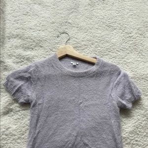 Garage sweater top with fur finish in size M